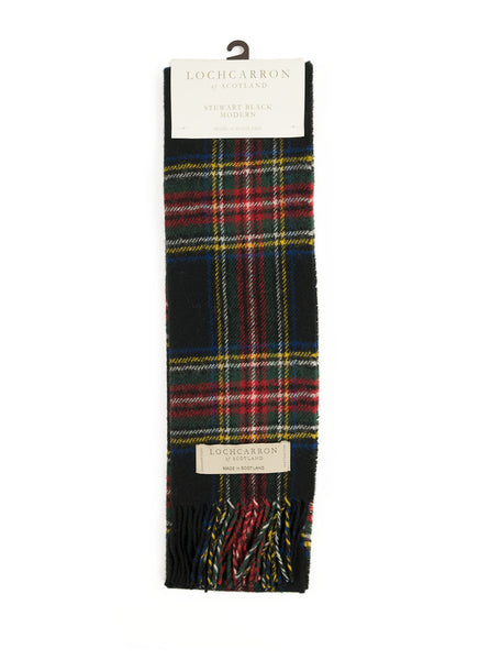Lochcarron of Scotland - Stewart Tartan Lambswool Scarf - Multi - Northern Fells