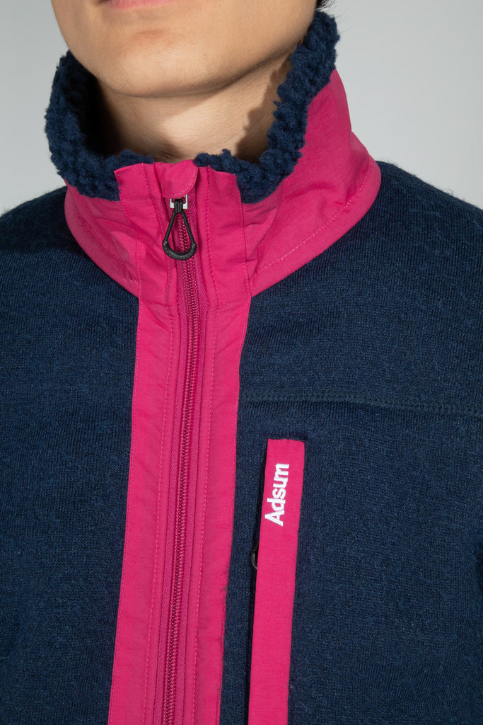 Adsum - Expedition Fleece - Navy & Magenta