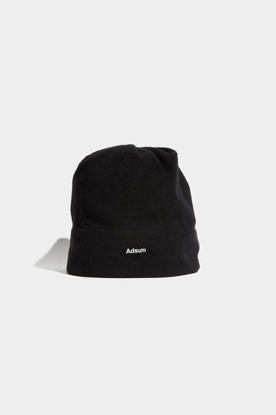 Adsum - Core Logo Fleece Beanie - Black