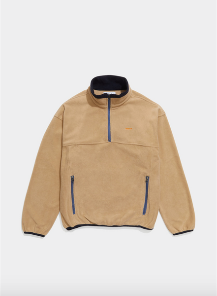 Adsum - TW Fleece Popover - Beige & Navy - Northern Fells