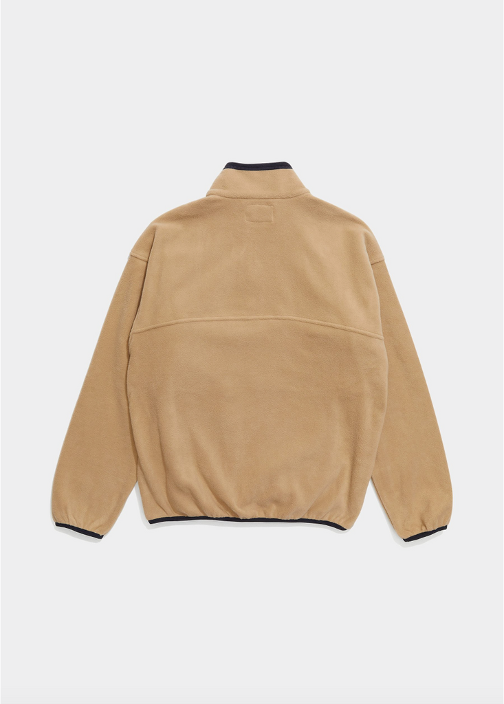 Adsum - TW Fleece Popover - Beige & Navy - Northern Fells