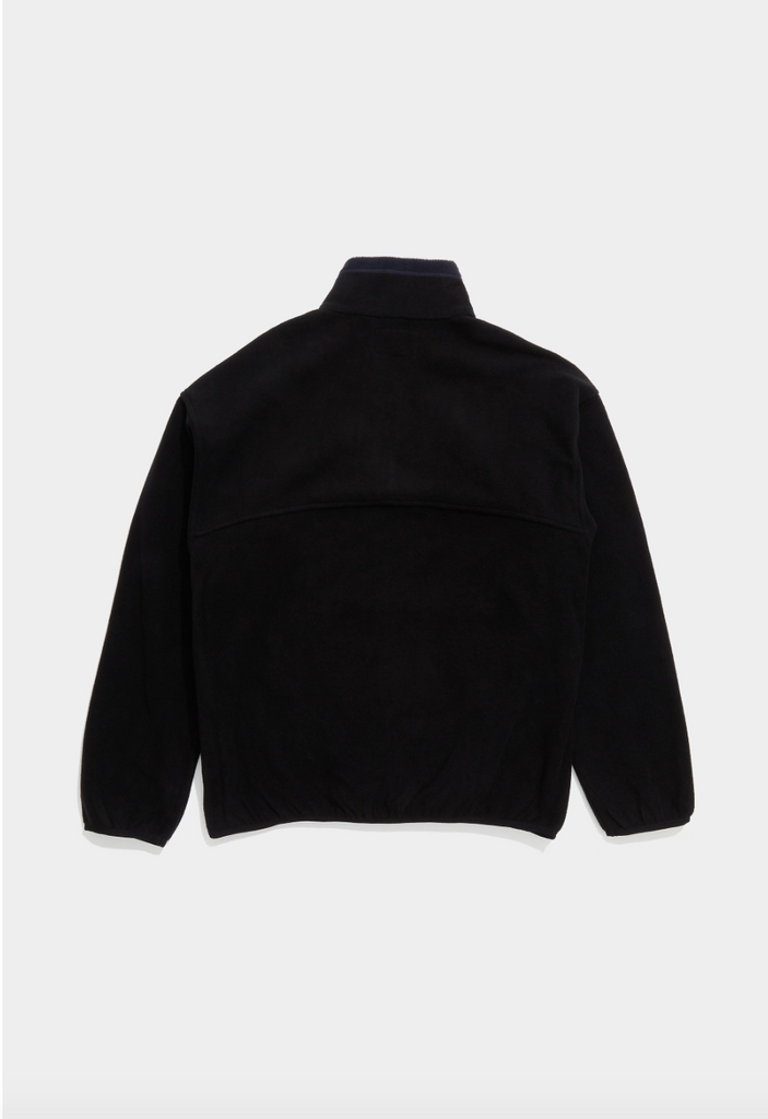 Adsum - TW Fleece Popover - Black & Navy - Northern Fells