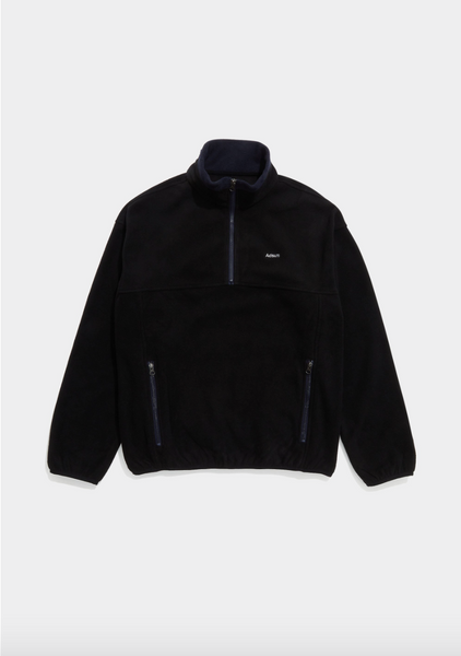 Adsum - TW Fleece Popover - Black & Navy