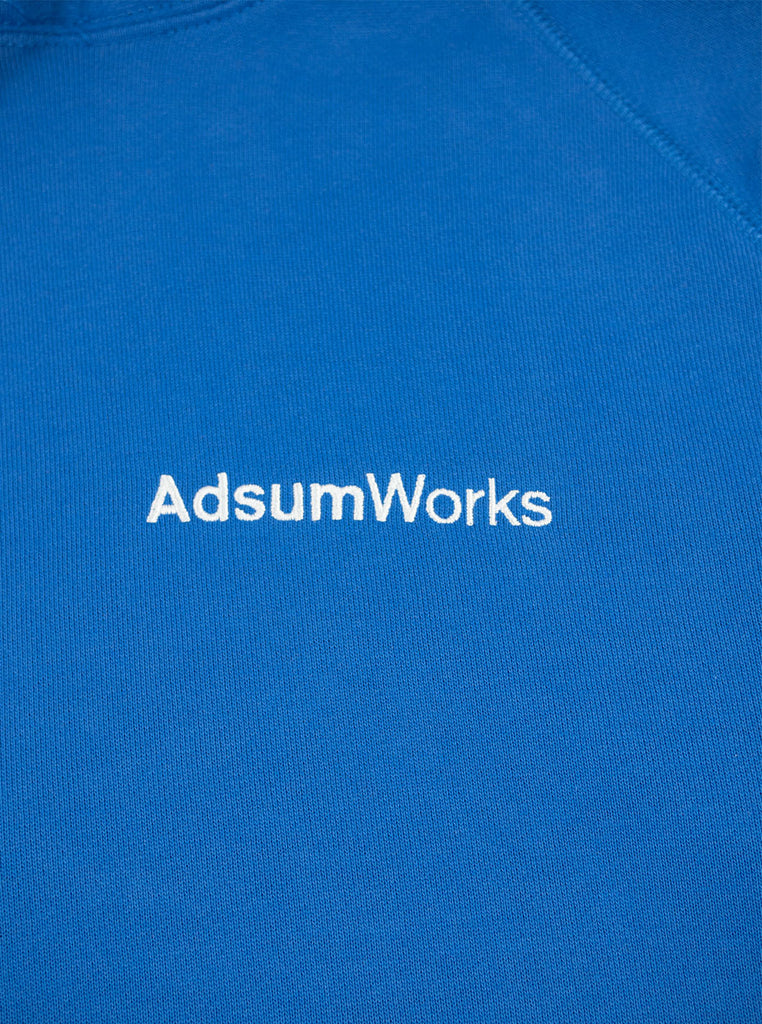 Adsum - AdsumWorks Hoodie - Bright Blue - Northern Fells