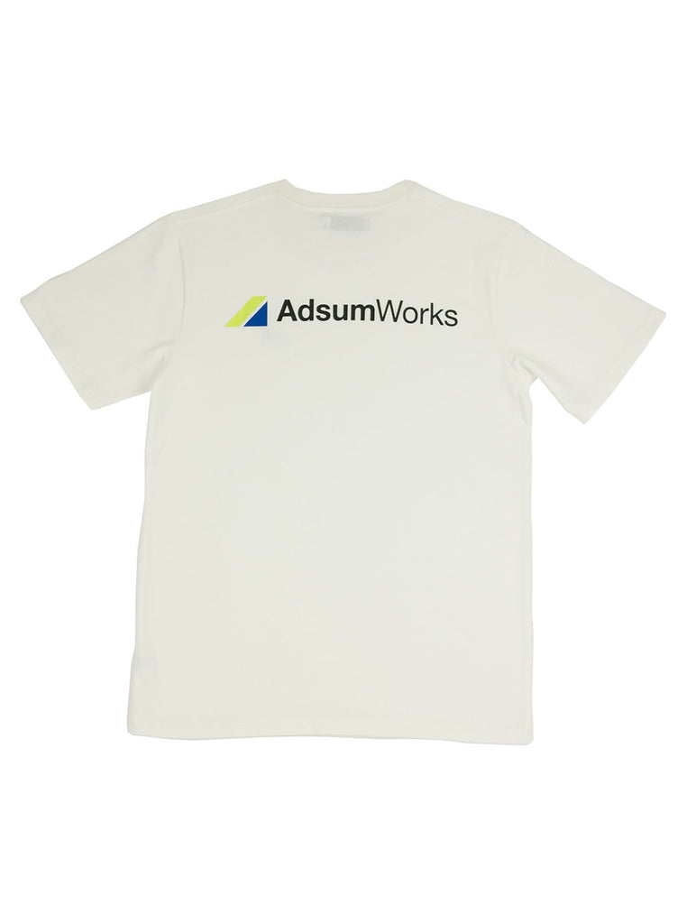 Adsum - AdsumWorks Tee - White - Northern Fells