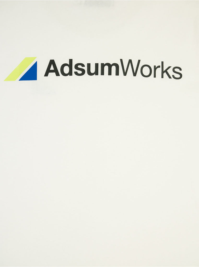Adsum - AdsumWorks Tee - White - Northern Fells