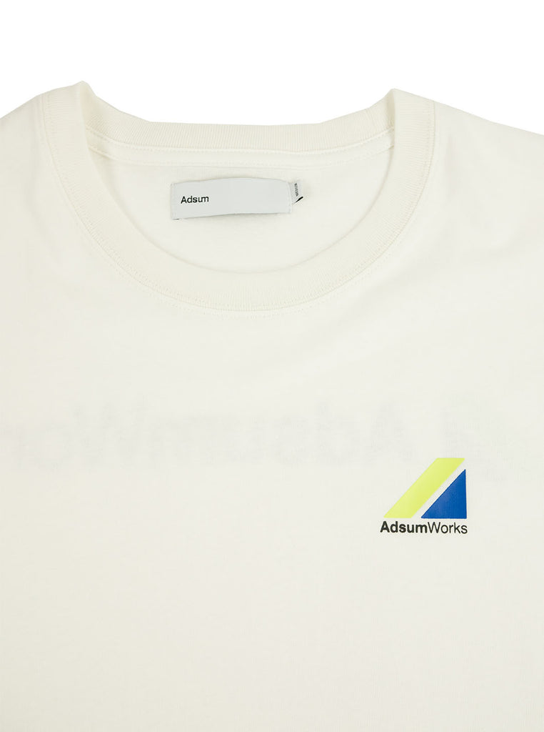 Adsum - AdsumWorks Tee - White - Northern Fells