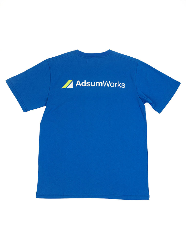 Adsum - AdsumWorks Tee- Bright Blue - Northern Fells