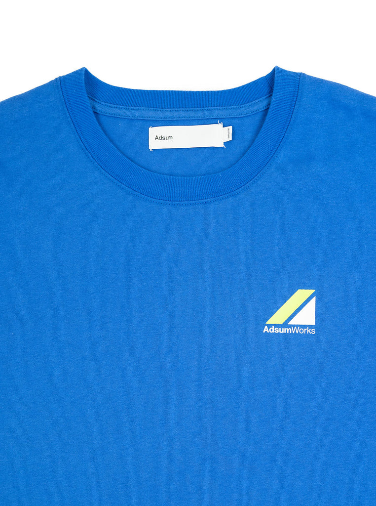 Adsum - AdsumWorks Tee- Bright Blue - Northern Fells