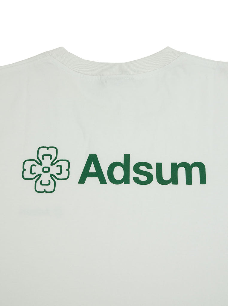 Adsum - Clover T-Shirt - White - Northern Fells