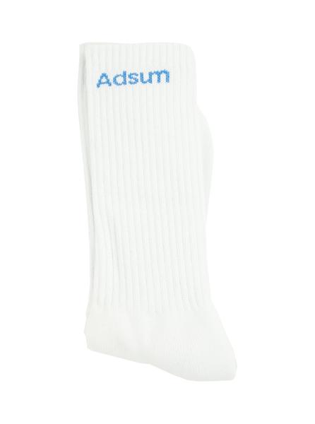 Adsum - Core Logo Sock - White - Northern Fells