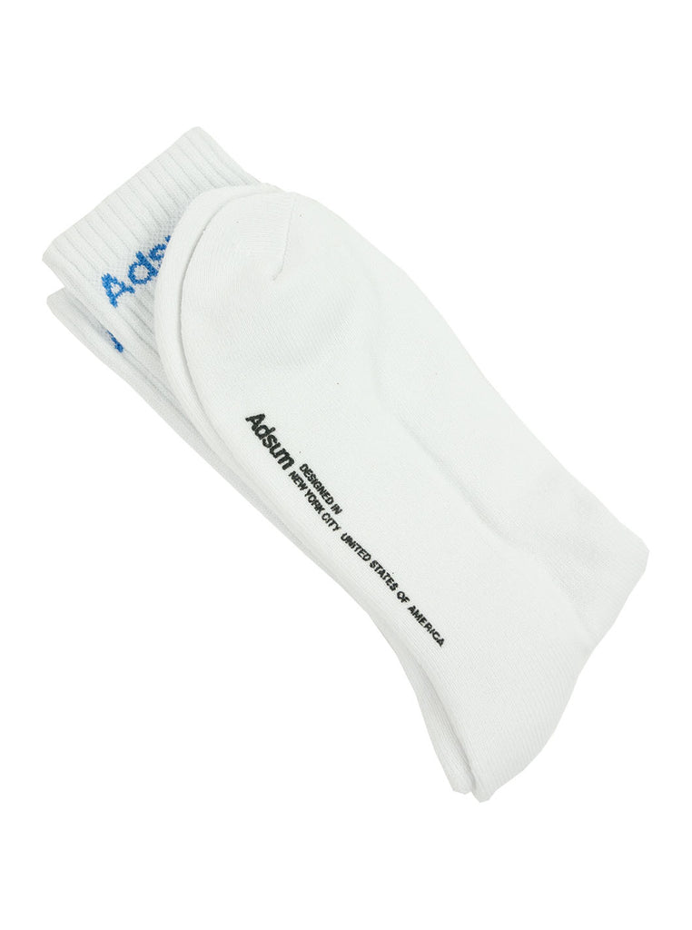 Adsum - Core Logo Sock - White - Northern Fells