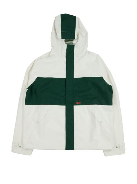 Adsum - Hardshell Anorak - White/ Rich Green - Northern Fells