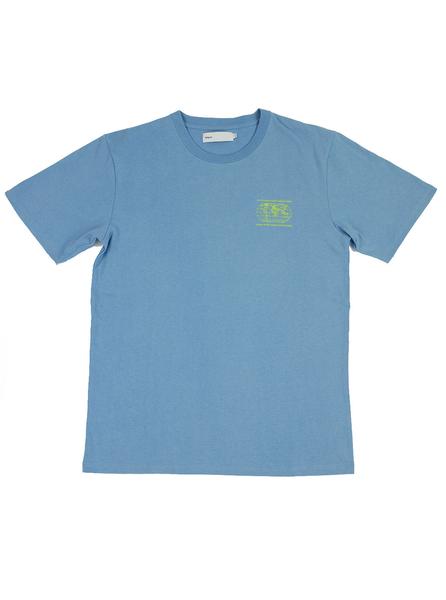 Adsum - Map Tee - Dusty Blue - Northern Fells