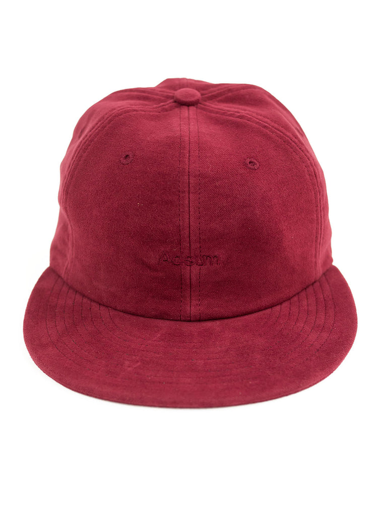Adsum - Overdyed Moleskin Cap - Maroon - Northern Fells