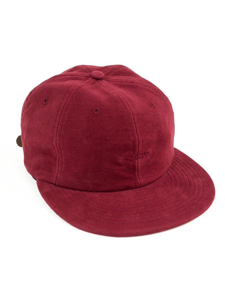 Adsum - Overdyed Moleskin Cap - Maroon - Northern Fells