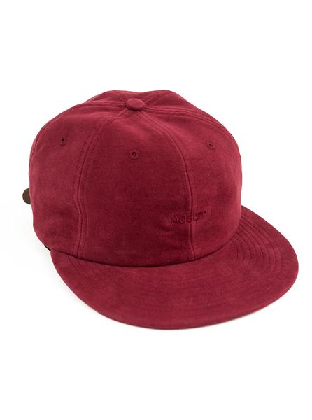 Adsum - Overdyed Moleskin Cap - Maroon - Northern Fells