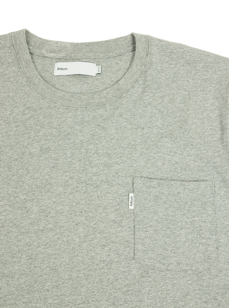 Adsum - Pocket T-Shirt - Heather Grey - Northern Fells