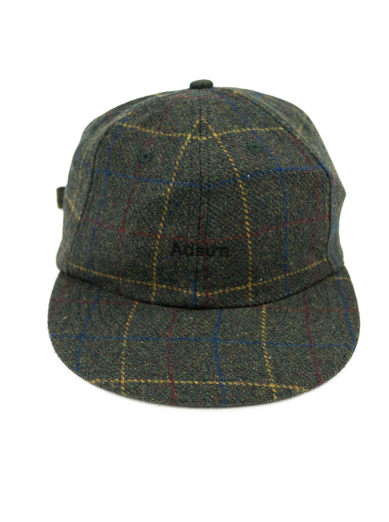 Adsum - Premium Wool Cap - Green Plaid - Northern Fells
