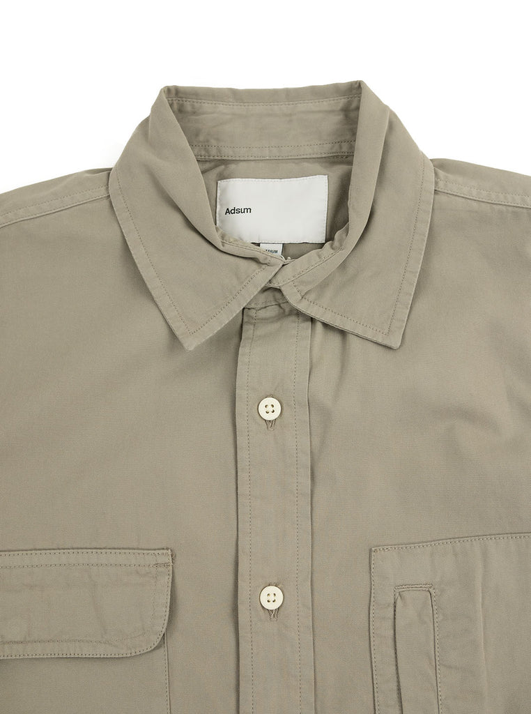 Adsum - Twill Workshirt - Stone - Northern Fells