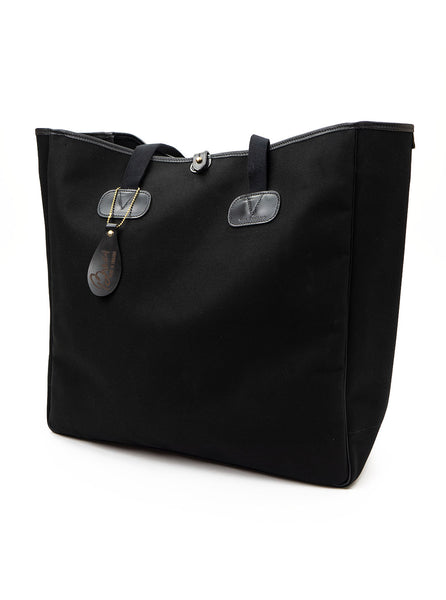 Brady Carryall Tote Black Made in England The Northern Fells Clothing Company Full