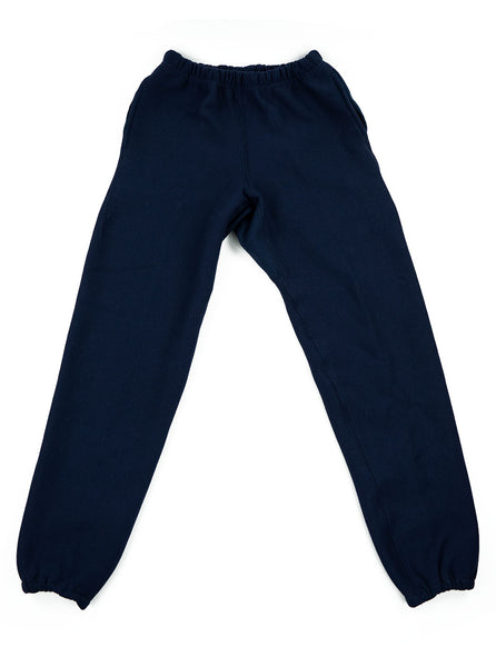 Camber Cross Knit Joggers Navy Made in USA The Northern Fells Clothing Company Full
