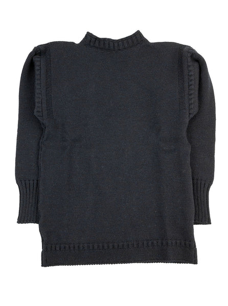 Channel Jumper Burhou Traditional Guernsey Dark Navy The Northern Fells Clothing Company Full