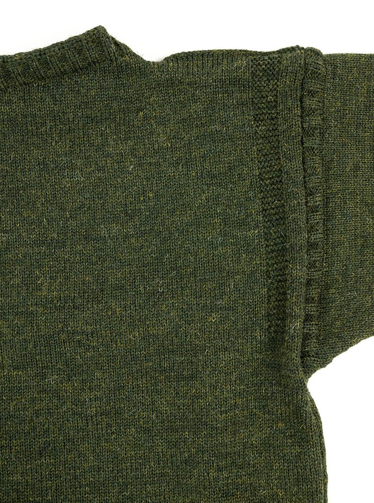 Channel Jumper Burhou Traditional Guernsey Loden Green The Northern Fells C Channel Jumper Burhou Traditional Guernsey Loden Green The Northern Fells Clothing Company Ladder