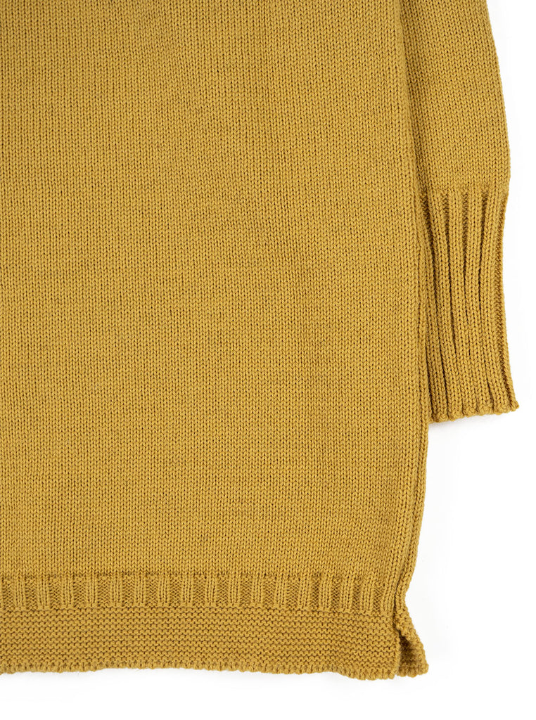 Channel Jumper Burhou Traditional Guernsey Sunflower The Northern Fells Clothing Company Sleeve