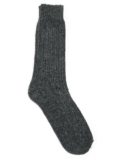 Donegal Wool Socks - Charcoal - Northern Fells