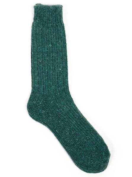 Donegal Wool Socks - Green - Northern Fells