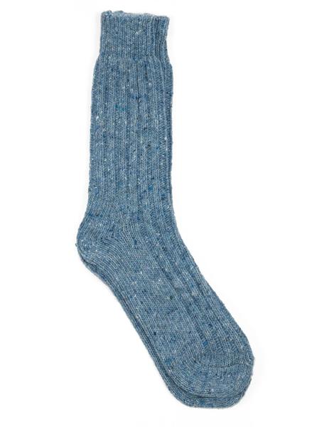 Donegal Wool Socks - Light Blue - Northern Fells
