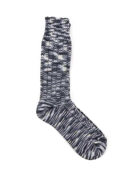 Donegal Wool Splash Socks - Frost - Northern Fells