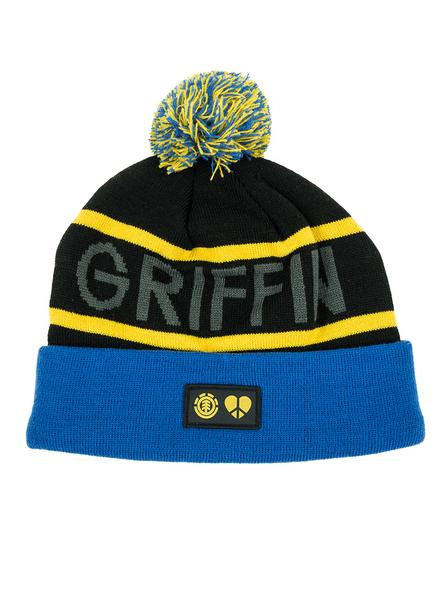 Griffin X Element - Pom Beanie - Flint Black - Northern Fells