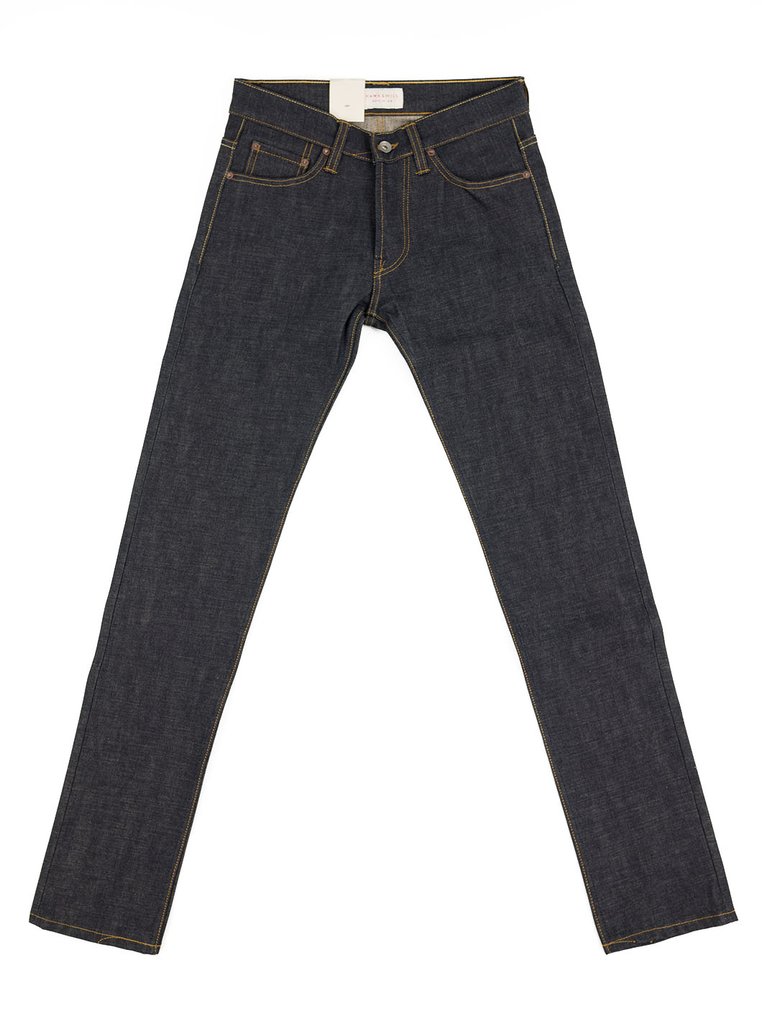 Hawksmill Denim Co - 14oz Organic Dark Wash Slim Tapered Jean - Indigo - Northern Fells