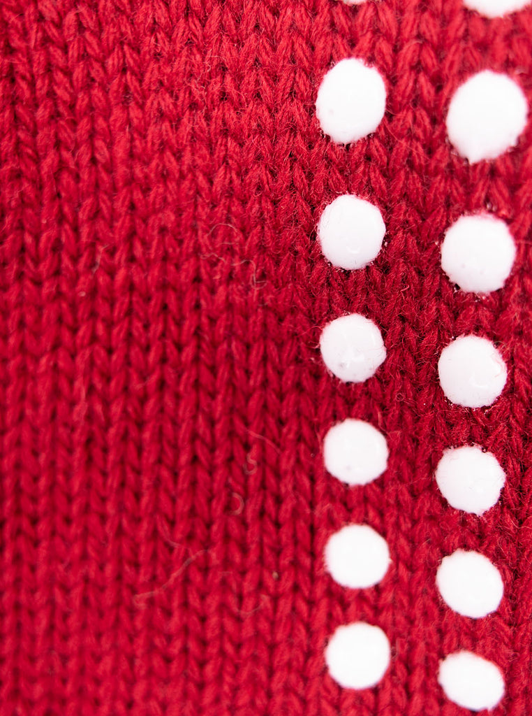 Hirsch Natur - Slipper Sock - Red