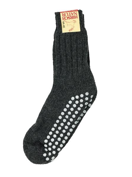 Hirsch Natur - Slipper Sock - Charcoal - Northern Fells