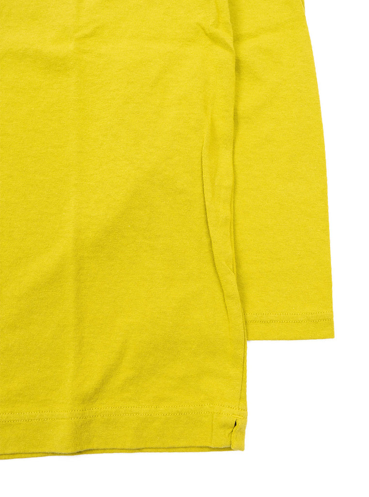 Jackman Henley LS Tee Canary The Northern Fells Clothing Company Sleeve