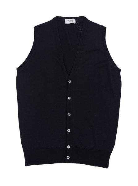 John Smedley - Huntswood Waistcoat - Black