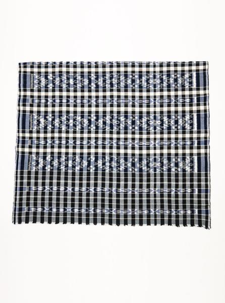 Kain & Wares - Cotton Ikat Fabrics - Black, Natural and Navy - Northern Fells