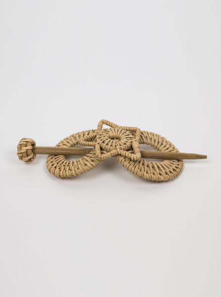 Kain & Wares - Handwoven Wicker Star Hair Barrette - Northern Fells