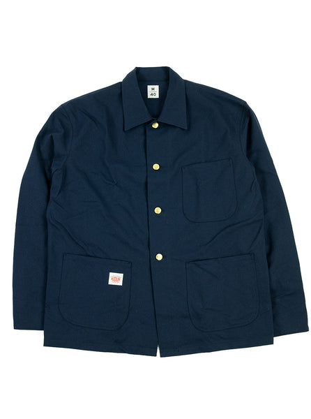 Kidur Veste41 Navy Cotton Twill Made in France Workwear The Northern Fells Clothing Company Full