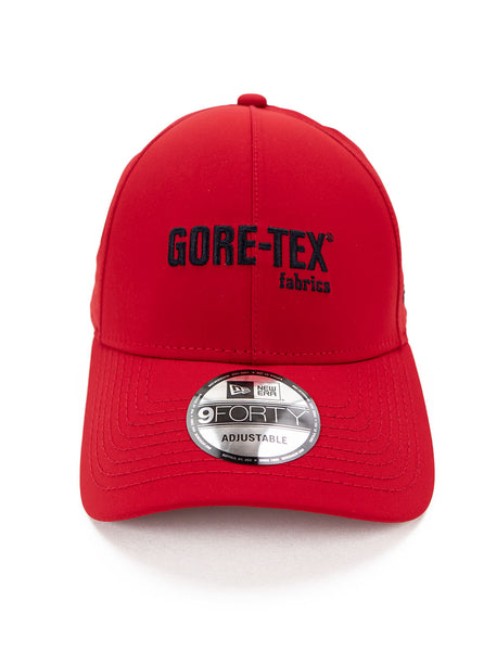 New Era Gore Tex 9Forty Cap Red The Northern Fells Clothing Company Front