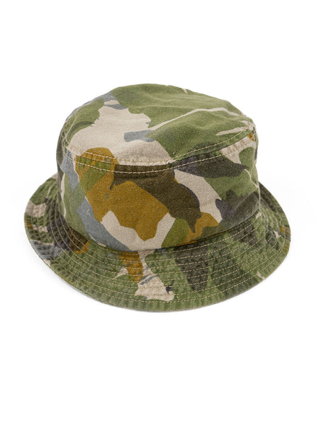 Nigel Cabourn Camo Bucket Hat The Northern Fells Clothing Company Full
