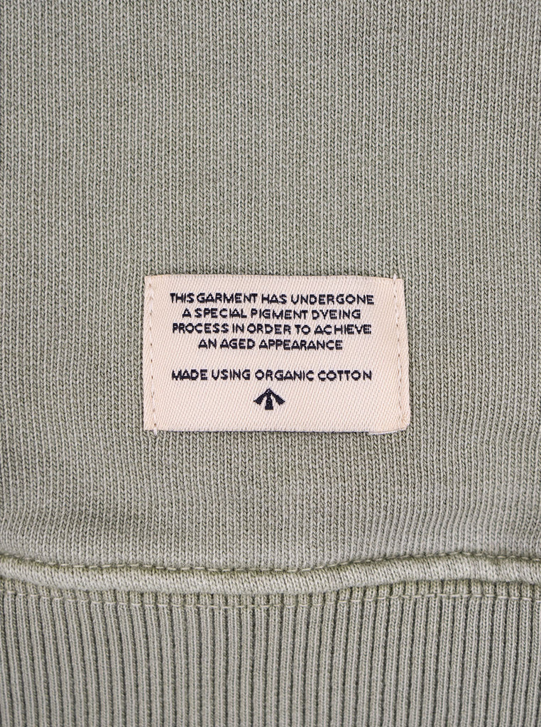 Nigel Cabourn J 54 Crew Sweat Washed Army The Northern Fells Clothing Company Detail