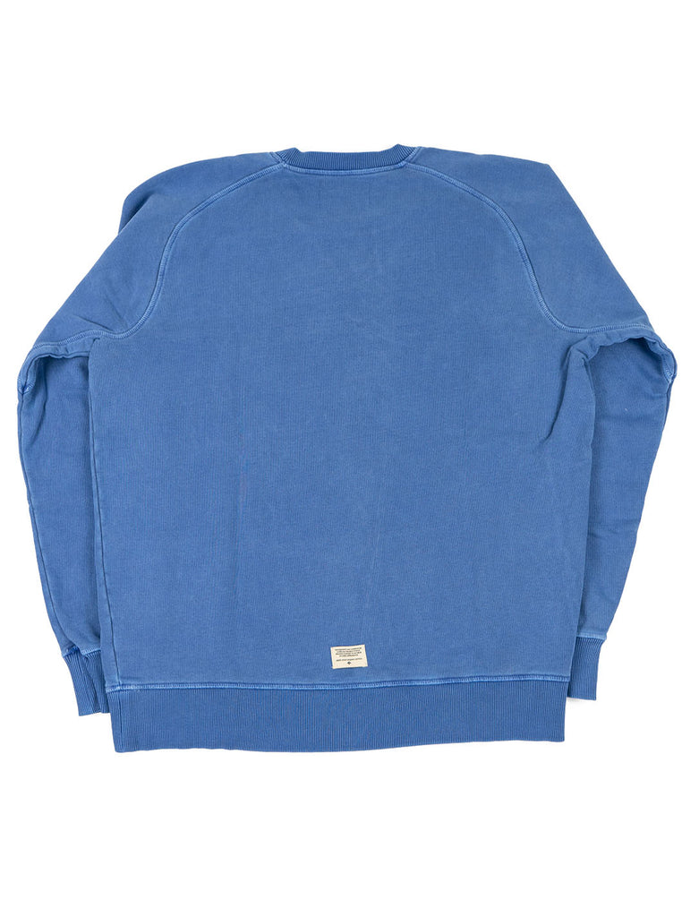 Nigel Cabourn J 54 Crew Sweat Washed Blue The Northern Fells Clothing Company Back