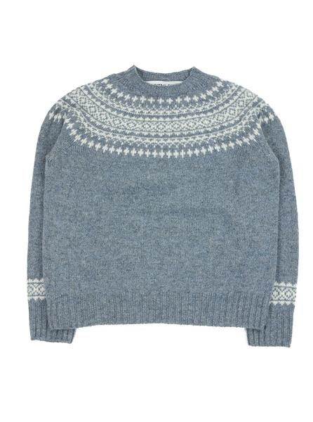Northern Fells - Fair Isle Woman's Sweater - Stardust - Northern Fells