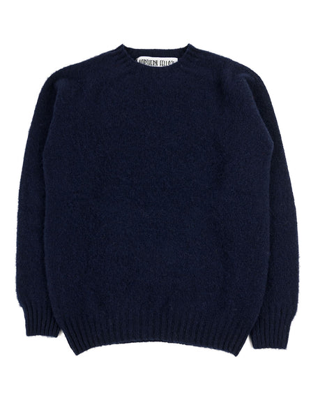 Northern Fells - Brushed Crewneck Sweater - New Navy - Northern Fells