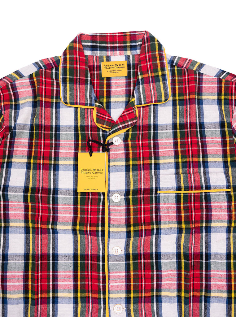 Original Madras Company - Pyjamas - Plaid Red