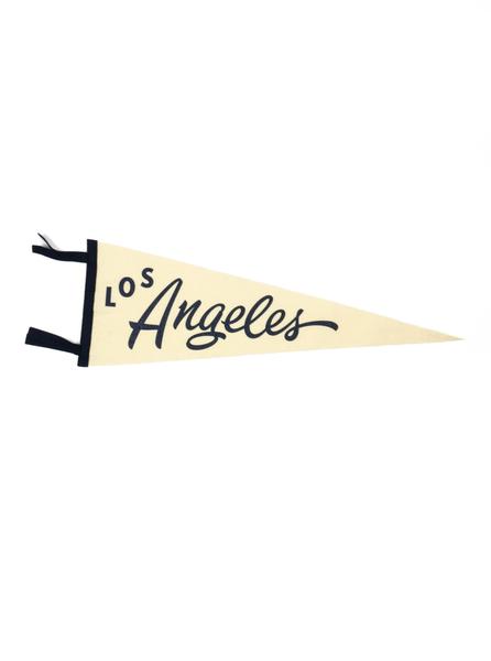 Oxford Pennant - Los Angeles Pennant - Felt Wool - Ecru/ Navy - Northern Fells
